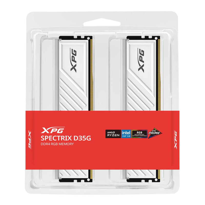 XPG SPECTRIX D35G DDR4 RGB Memory - 16GB (2x 8GB) - U-DIMM - 3600MHz