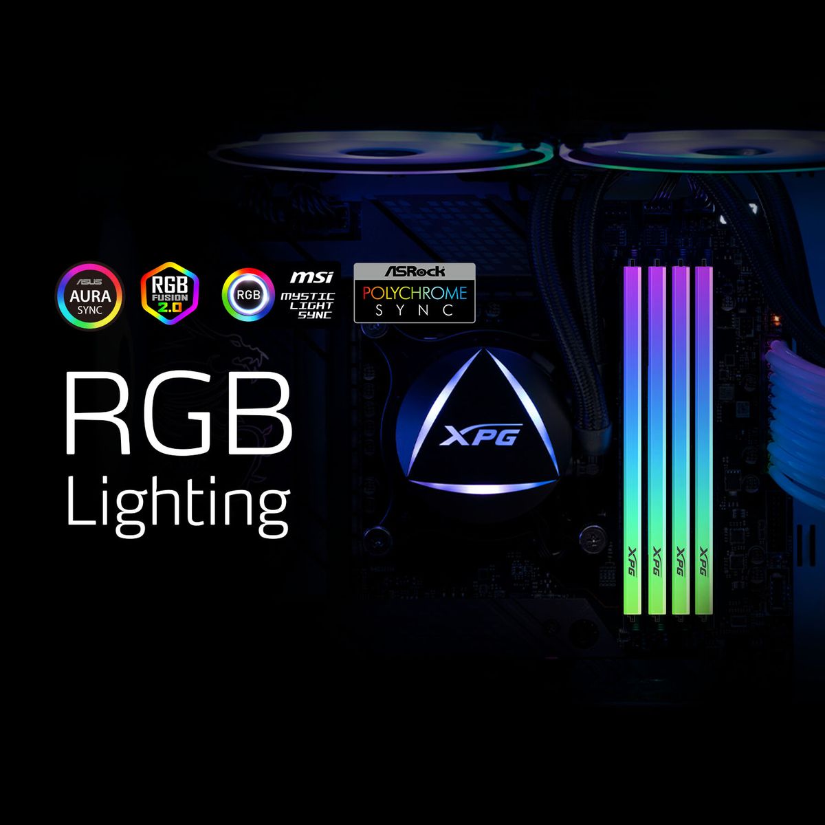 XPG SPECTRIX D35G RGB DDR4 3600MHz 16GB (2×8GB) CL18 UDIMM 288