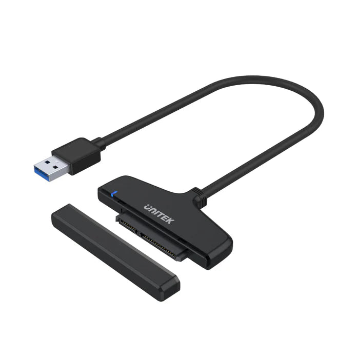محول UNITEK من USB 3.0 إلى SATA لأقراص HDD/SSD بحجم 2.5" و 3.5"، SATA III بسرعة 6 جيجابت في الثانية، UASP بسرعة 5 جيجابت في الثانية، محول قرص صلب خارجي مع مزود طاقة 12 فولت، توصيل وتشغيل