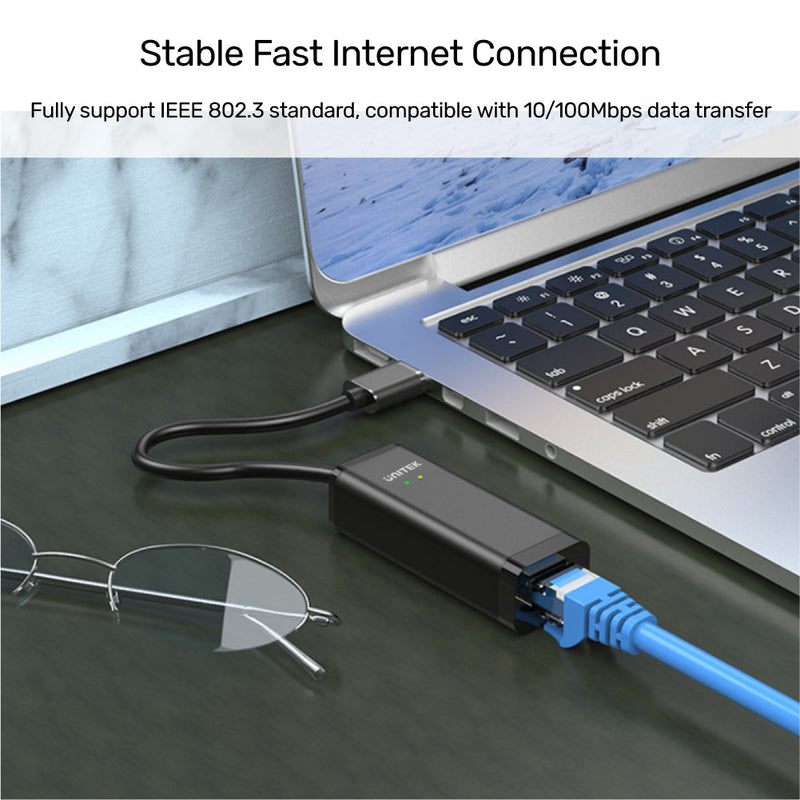 محول UNITEK USB 2.0 إلى Ethernet