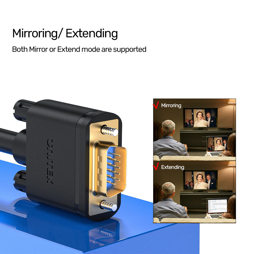 UNITEK VGA 15 Pin (3C+6) Monitor Cable