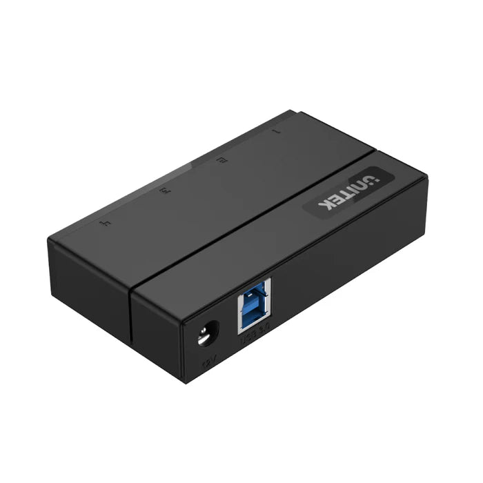 UNITEK USB 3.0 4-Port Powered Hub, 5Gbps High-Speed Data Hub with BC1.2 Charging, LED Indicators, External Power Supply, Compatible with Windows, Mac & Linux
