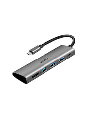 موزع WIWU ALPHA 5 في 1 USB-C A531H - رمادي