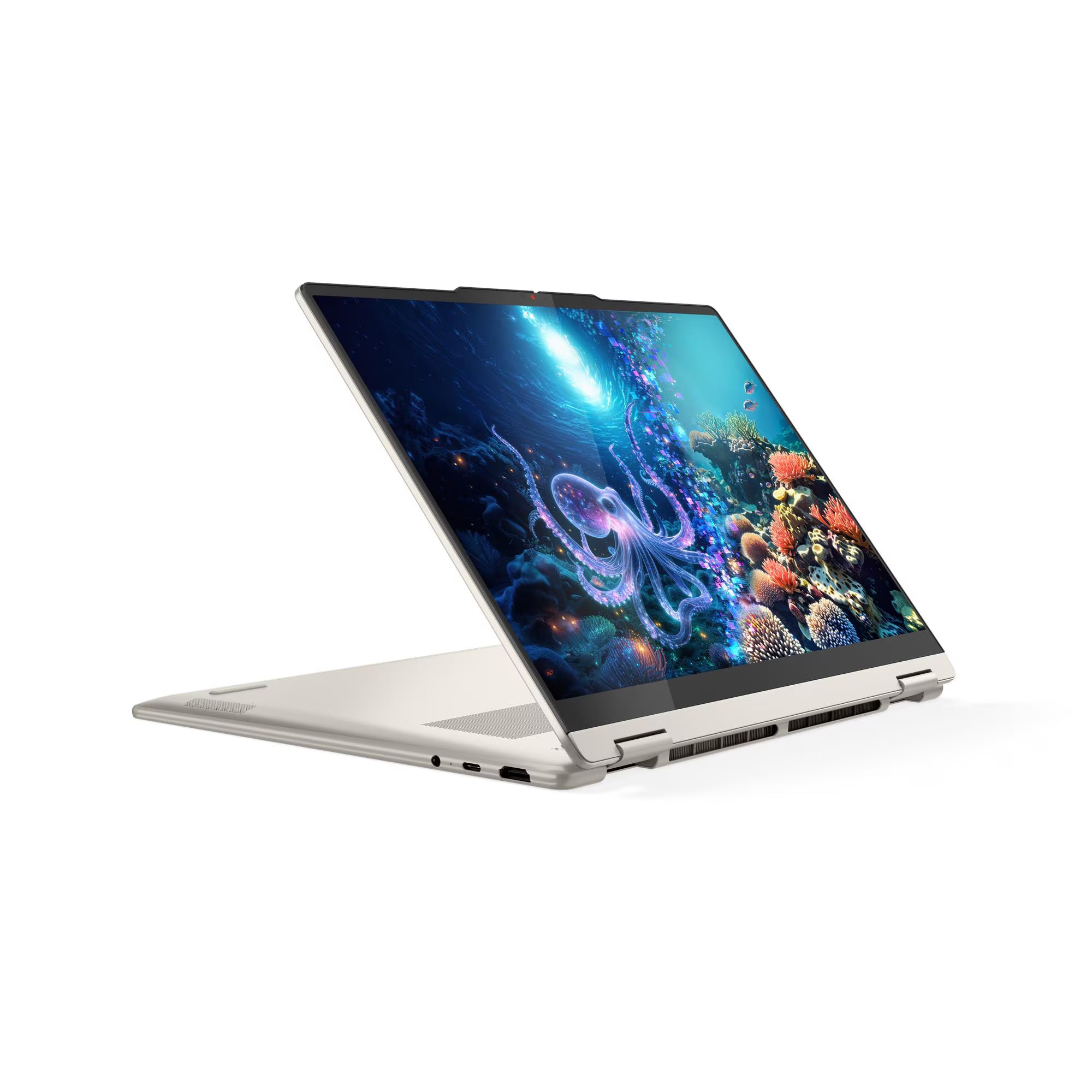 لينوفو يوغا 7 2 في 1 14AKP10 83JR0095AX - شاشة 14 بوصة WUXGA 60 هرتز تعمل باللمس - معالج AMD Ryzen AI 7 350 - ذاكرة عشوائية 16 جيجابايت - قرص صلب SSD بسعة 1 تيرابايت - بطاقة رسومات مشتركة - نظام ويندوز 11 هوم