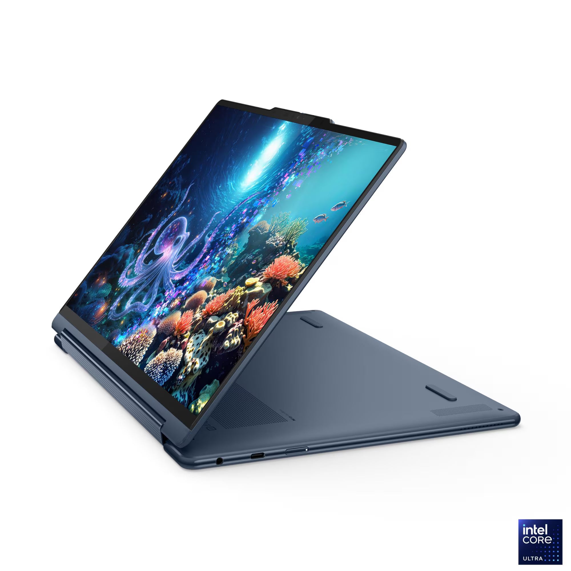 لينوفو يوغا 9 2 في 1 14ILL10 83LC005MAX - شاشة لمس 14 بوصة WQXGA 120 هرتز - إنتل كور ألترا 7 258V - ذاكرة عشوائية 32 جيجابايت - قرص صلب SSD بسعة 1 تيرابايت - مشاركة - ويندوز 11 برو K