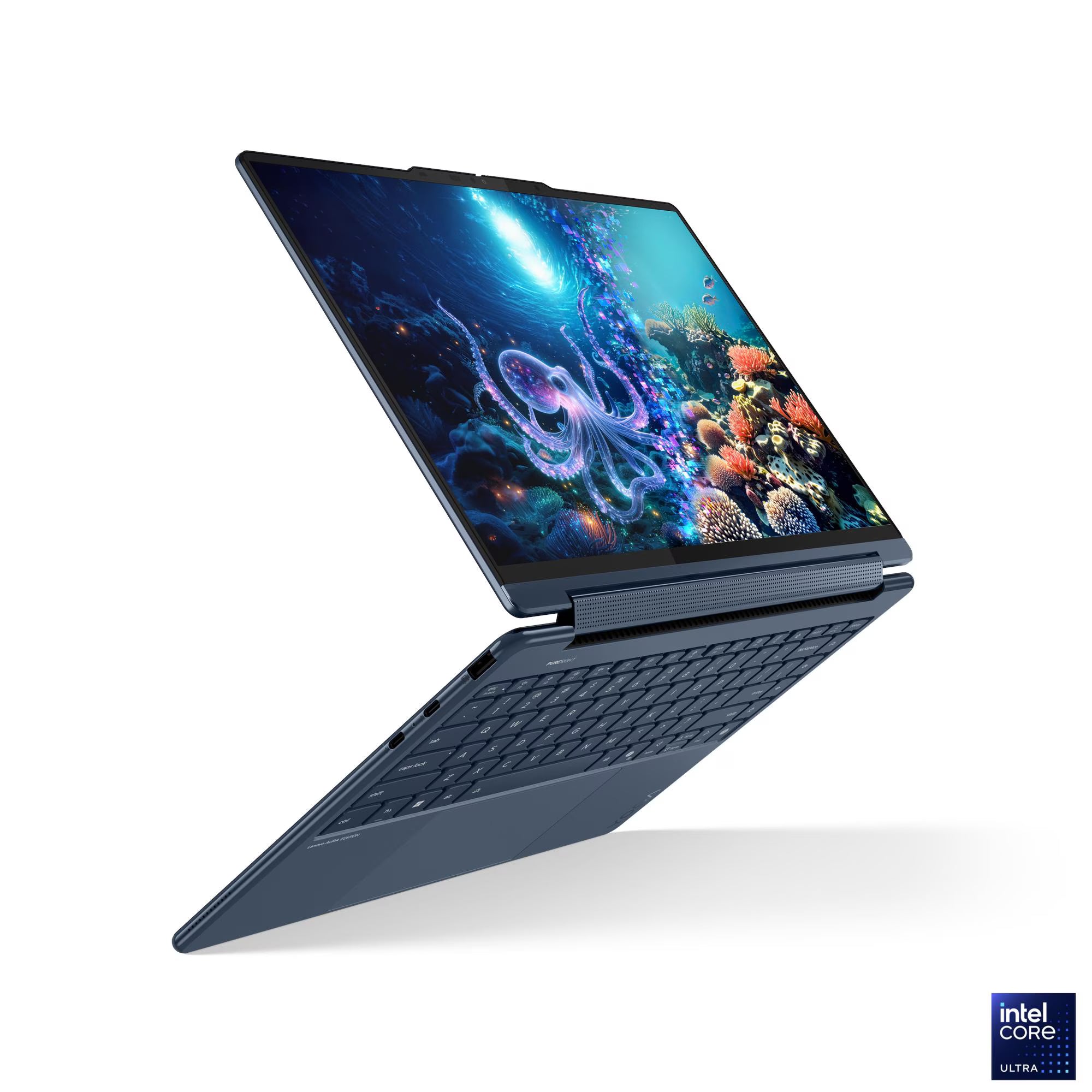 لينوفو يوغا 9 2 في 1 14ILL10 83LC005MAX - شاشة لمس 14 بوصة WQXGA 120 هرتز - إنتل كور ألترا 7 258V - ذاكرة عشوائية 32 جيجابايت - قرص صلب SSD بسعة 1 تيرابايت - مشاركة - ويندوز 11 برو K