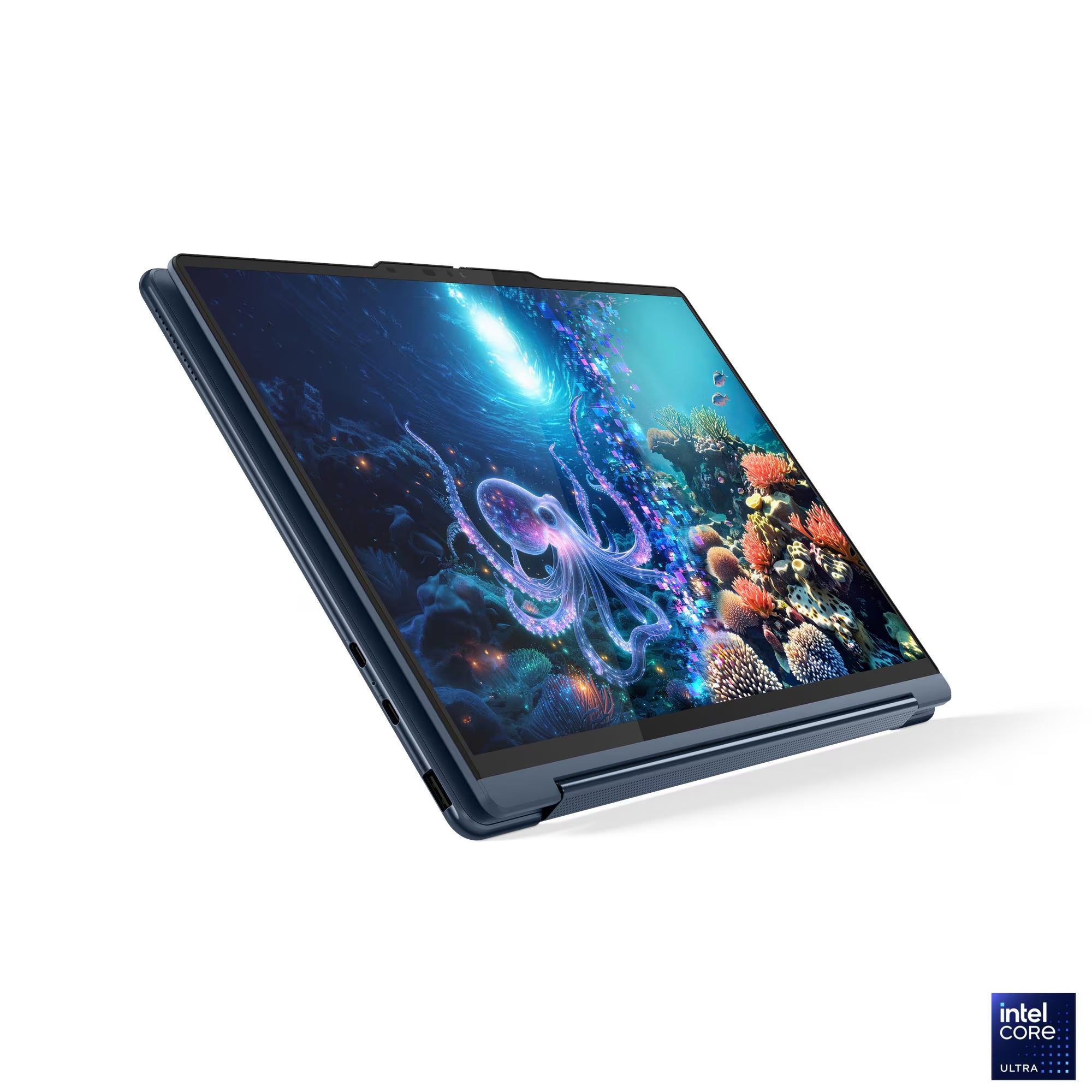 لينوفو يوغا 9 2 في 1 14ILL10 83LC005MAX - شاشة لمس 14 بوصة WQXGA 120 هرتز - إنتل كور ألترا 7 258V - ذاكرة عشوائية 32 جيجابايت - قرص صلب SSD بسعة 1 تيرابايت - مشاركة - ويندوز 11 برو K