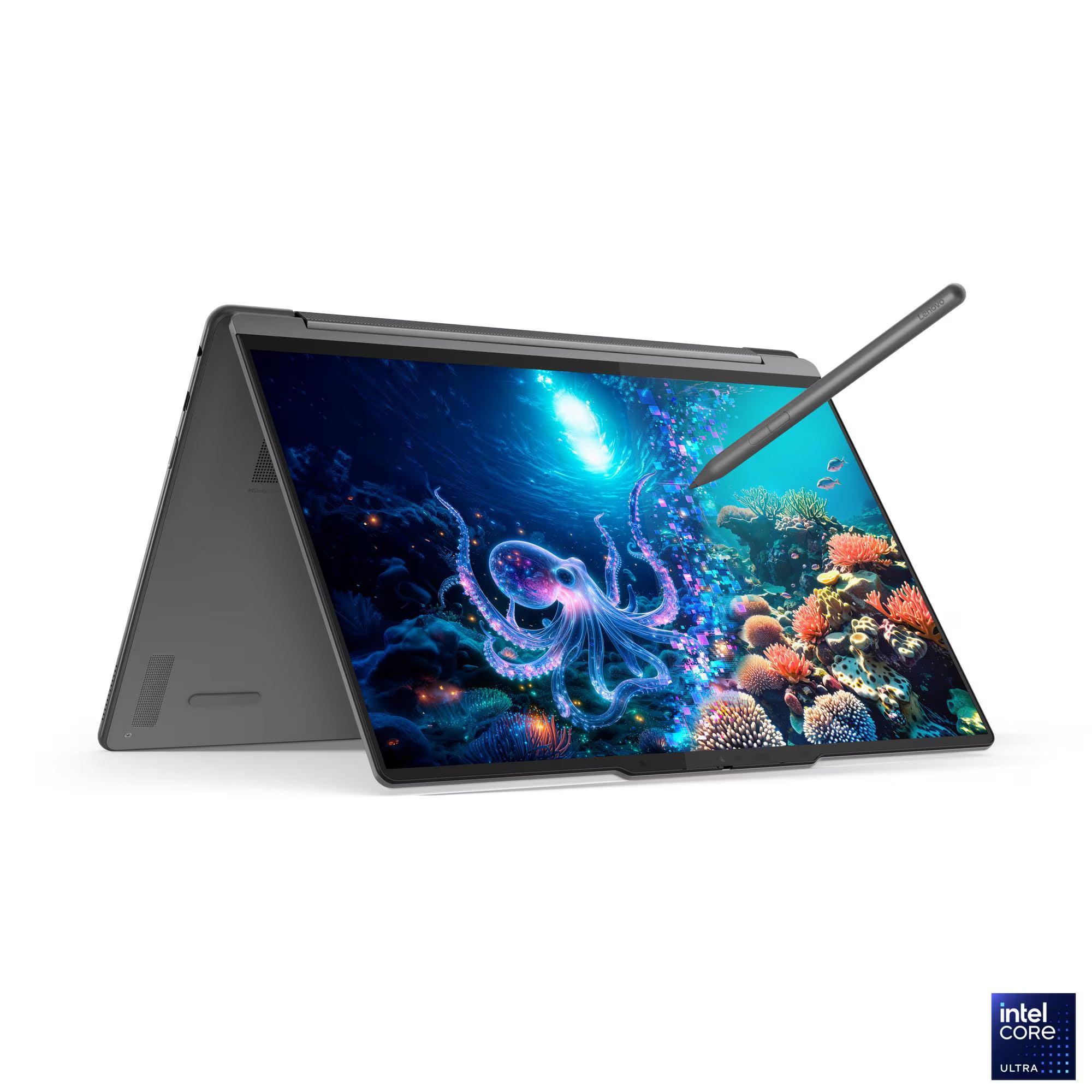 لينوفو يوغا 9 2 في 1 14ILL10 83LC005LAX - شاشة لمس 14 بوصة WQXGA 120 هرتز - إنتل كور ألترا 7 258V - ذاكرة عشوائية 32 جيجابايت - قرص صلب SSD بسعة 1 تيرابايت - بطاقة رسومات مشتركة - ويندوز 11 برو K