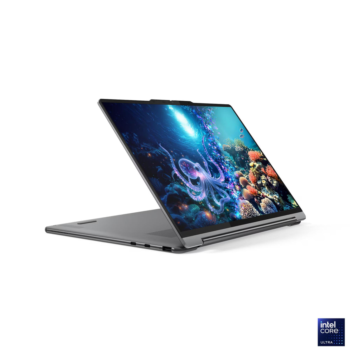 Lenovo Yoga 9 2-in-1 14ILL10 83LC005LAX Laptop - 14" WQXGA OLED 120Hz Touchscreen - Intel Core Ultra 7 258V - 32GB RAM - 1TB SSD - Shared - Windows 11 Home + Stand + USB Hub + External SSD Bundle