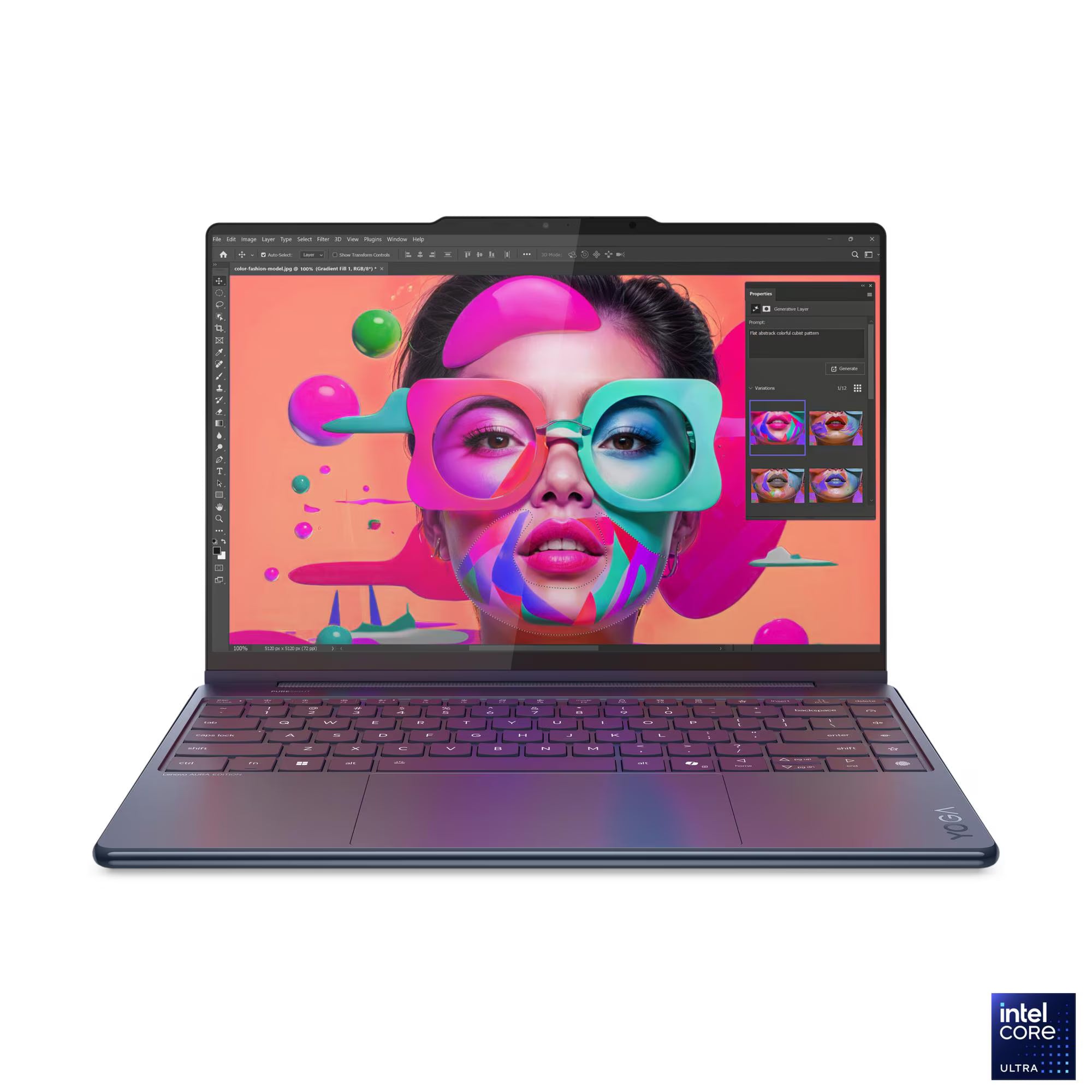 لينوفو يوغا 9 2 في 1 14ILL10 83LC005MAX - شاشة لمس 14 بوصة WQXGA 120 هرتز - إنتل كور ألترا 7 258V - ذاكرة عشوائية 32 جيجابايت - قرص صلب SSD بسعة 1 تيرابايت - مشاركة - ويندوز 11 برو K