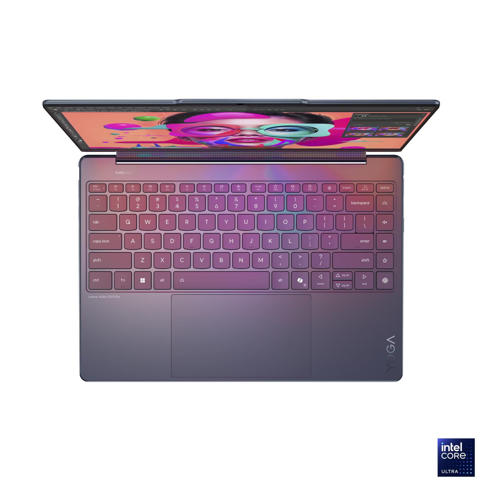 لينوفو يوغا 9 2 في 1 14ILL10 83LC005MAX - شاشة لمس 14 بوصة WQXGA 120 هرتز - إنتل كور ألترا 7 258V - ذاكرة عشوائية 32 جيجابايت - قرص صلب SSD بسعة 1 تيرابايت - مشاركة - ويندوز 11 برو K