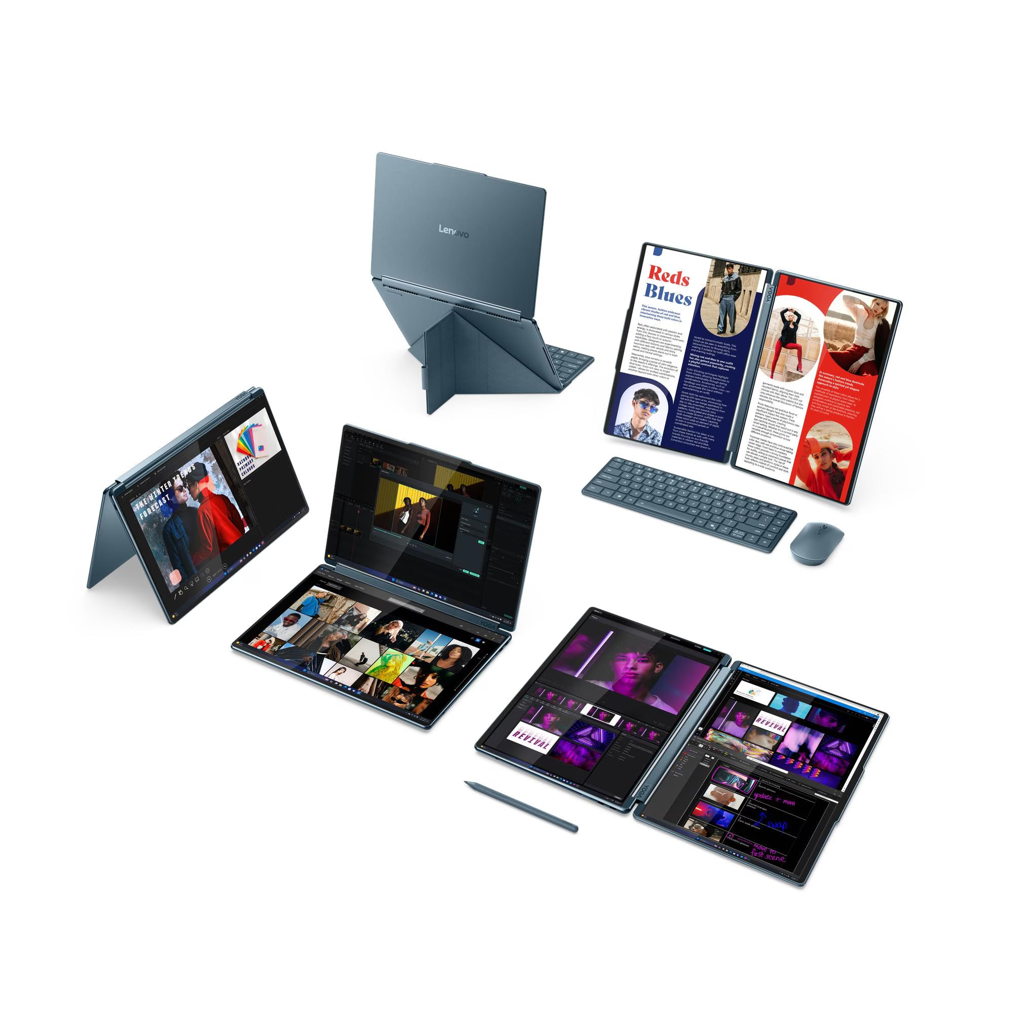 Lenovo Yoga Book 9 14IAH10 83KJ000MAX  2x14" WQXGA 120Hz Touchscreen - Core Ultra 7 255H - 32GB RAM - 1TB SSD - Shared - WIN 11 PRO K