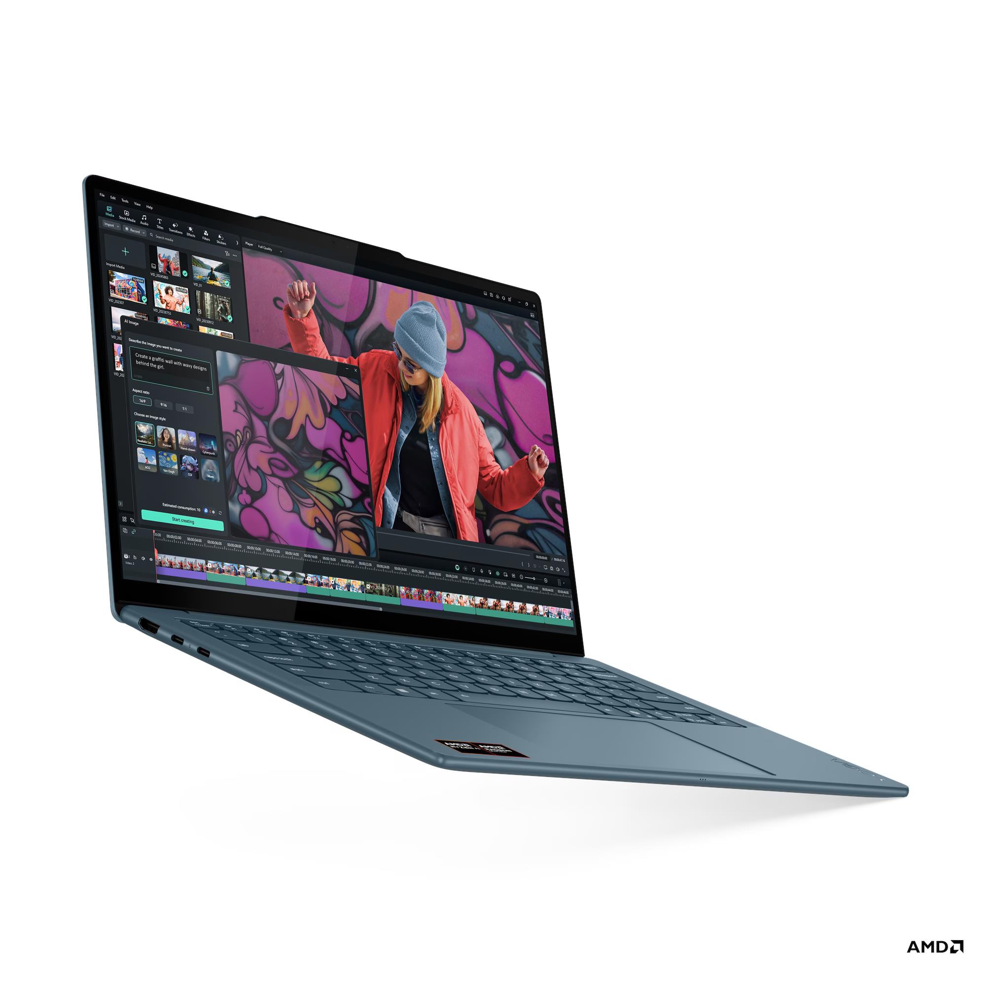 Lenovo Yoga Slim 7 14AKP10 83JY002BAX - 14" OLED 60Hz - AMD Ryzen™ AI 7 350 - 32GB RAM -  1TB SSD - Shared - WIN 11 PRO K