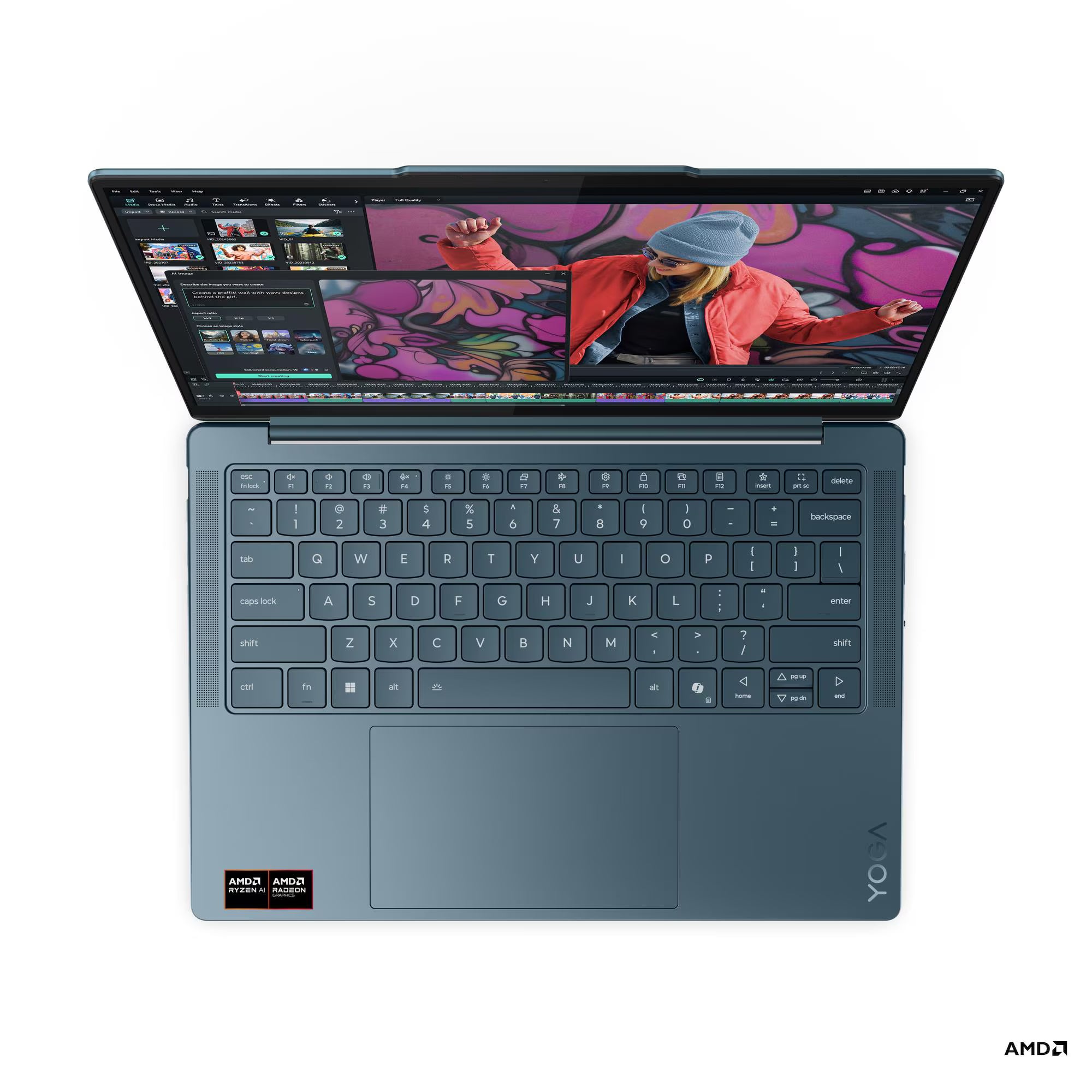 Lenovo Yoga Slim 7 14AKP10 83JY002BAX - 14" OLED 60Hz - AMD Ryzen™ AI 7 350 - 32GB RAM -  1TB SSD - Shared - WIN 11 PRO K