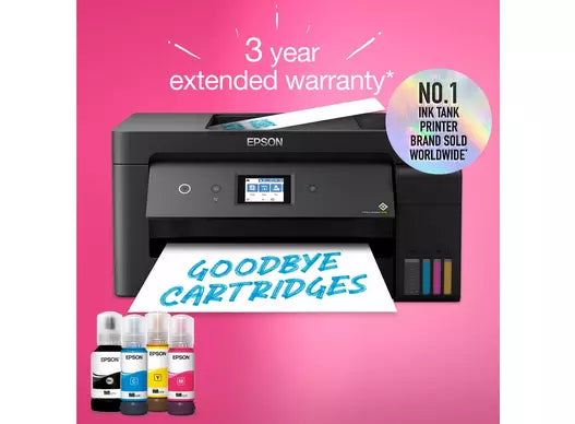 Epson EcoTank L14150 A3+ All-in-One Ink Tank Printer - Print, Scan, Copy & Fax - Wireless Wi-Fi, Auto Duplex, ADF, Ultra-Low Cost Printing with Up to 3 Years of Ink Included