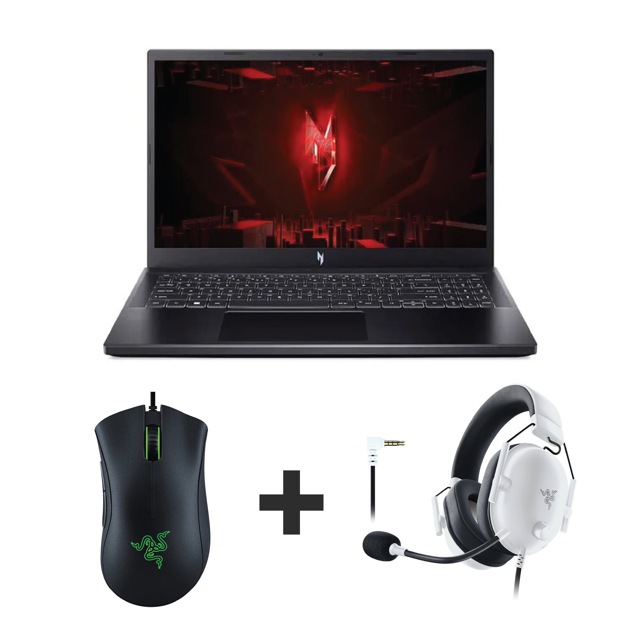 Acer Nitro V 15 ANV15-52-92DD / QZ7EM001 Laptop – 15.6" FHD 165Hz – Intel Core i9-13900H – 16GB RAM – 512GB SSD – NVIDIA GeForce RTX 5060 8GB – Windows 11 Pro + Mouse + Headset Bundle
