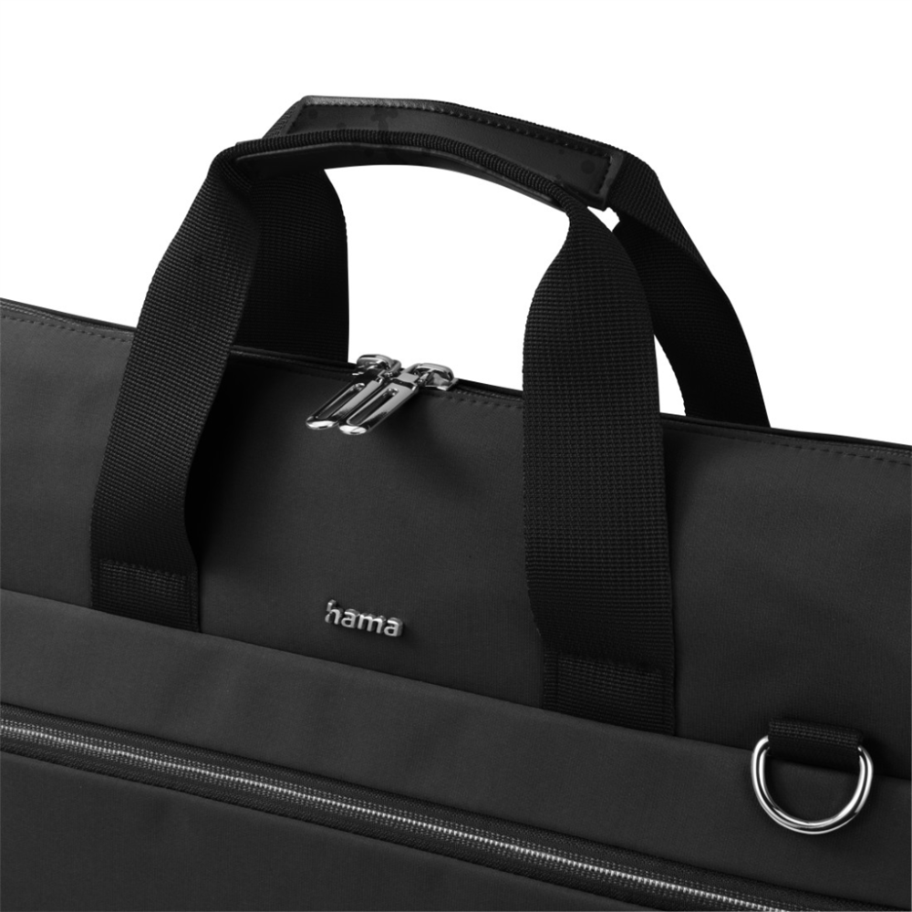 Hama "Ultimate" Laptop Bag – Fits 13.3–14.1" Laptops, Black, Water-Repellent, Padded Compartments