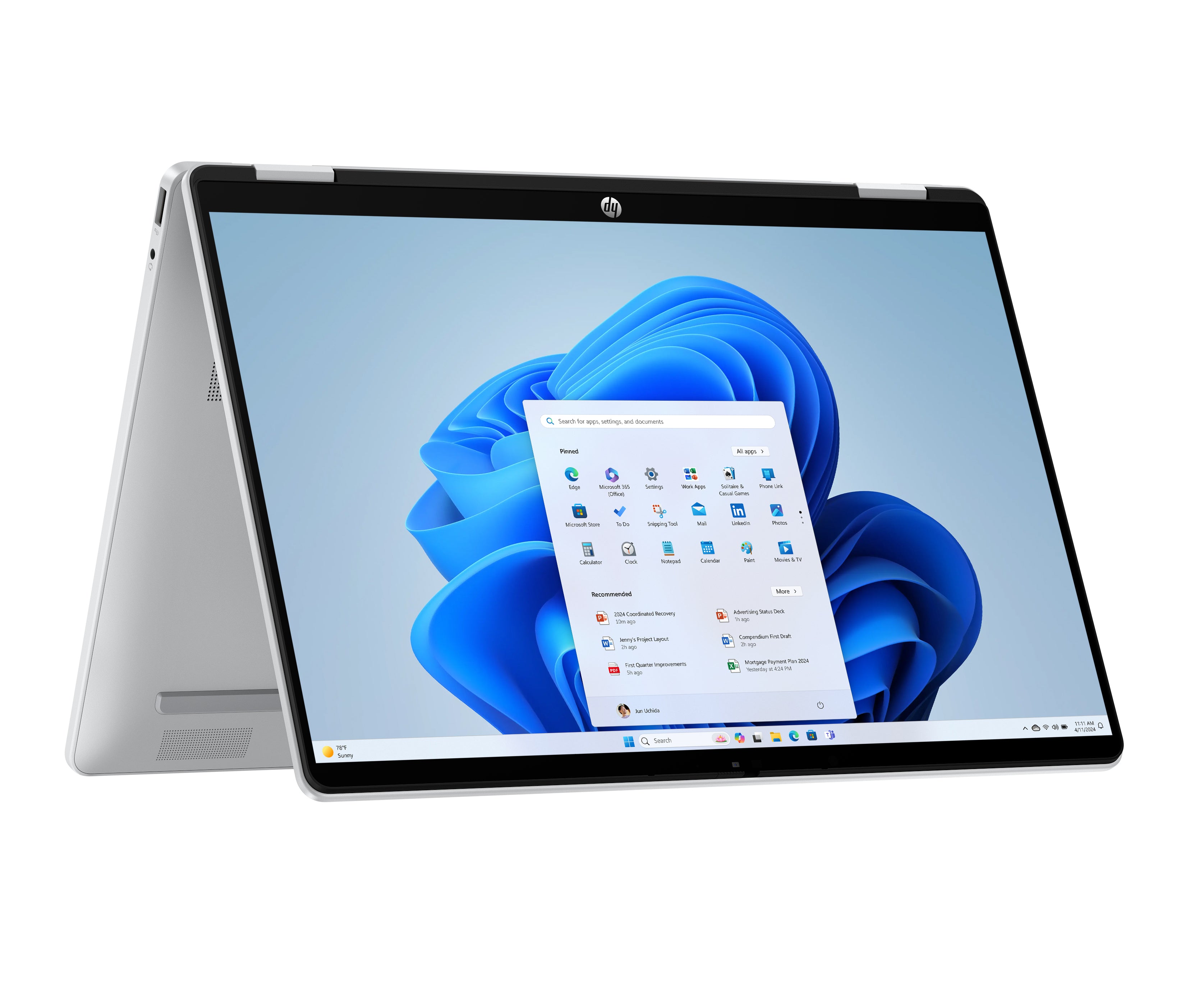 كمبيوتر محمول HP OmniBook 5 Flip 14-fp0013dx - شاشة لمس IPS مقاس 14 بوصة بدقة 2K - معالج Intel Core 5 120U - ذاكرة عشوائية 8 جيجابايت - قرص SSD بسعة 512 جيجابايت - مشاركة - نظام تشغيل WIN 11 PRO K