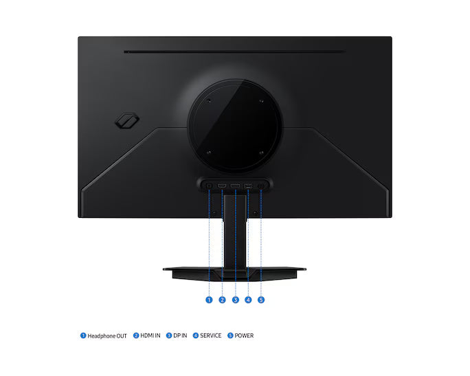 Samsung Odyssey OLED G5 27" Gaming Monitor – QHD (2560×1440) QD-OLED Panel, Up to 180 Hz Refresh Rate, 0.03 ms Response Time, HDR10, G-Sync & FreeSync Compatible