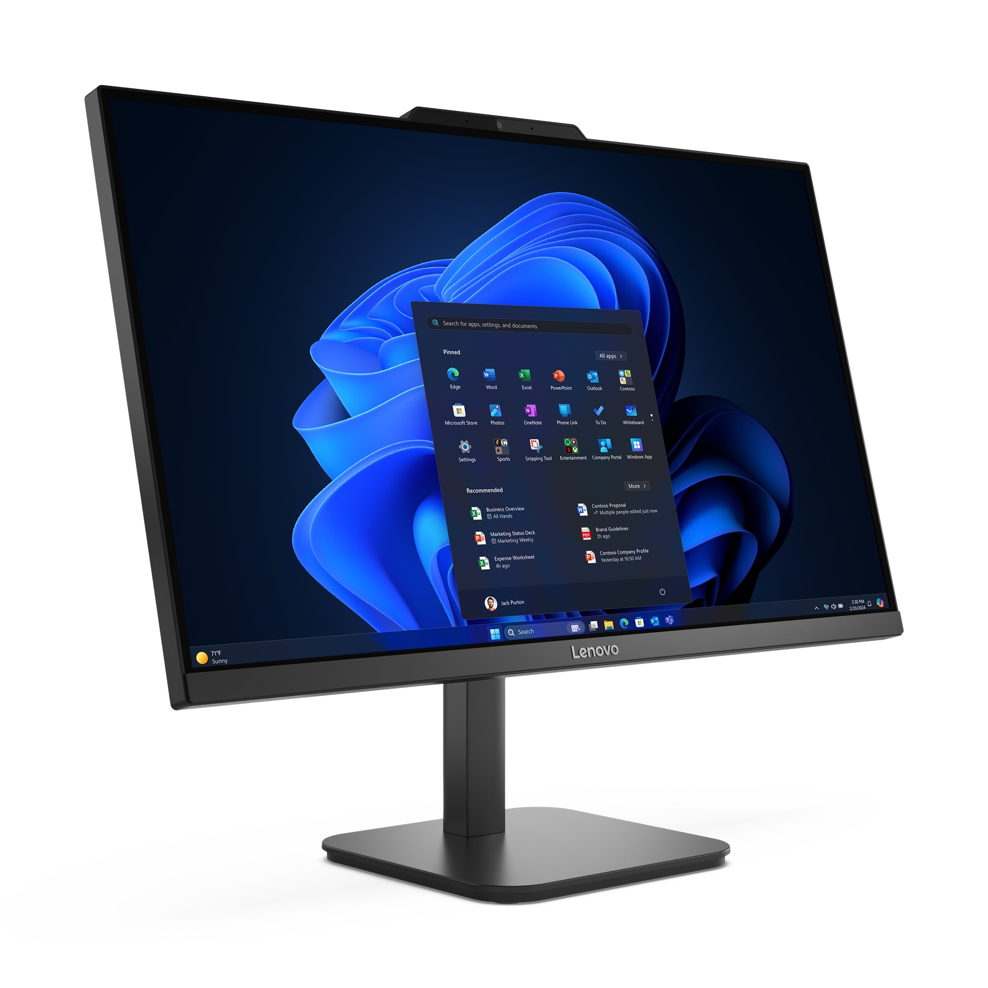 Lenovo V100 AIO 13BE003FGR - 23.8" FHD 60Hz - Intel Core i3-N305 - 8GB RAM - 512GB SSD - Shared - WIN 11 PRO K