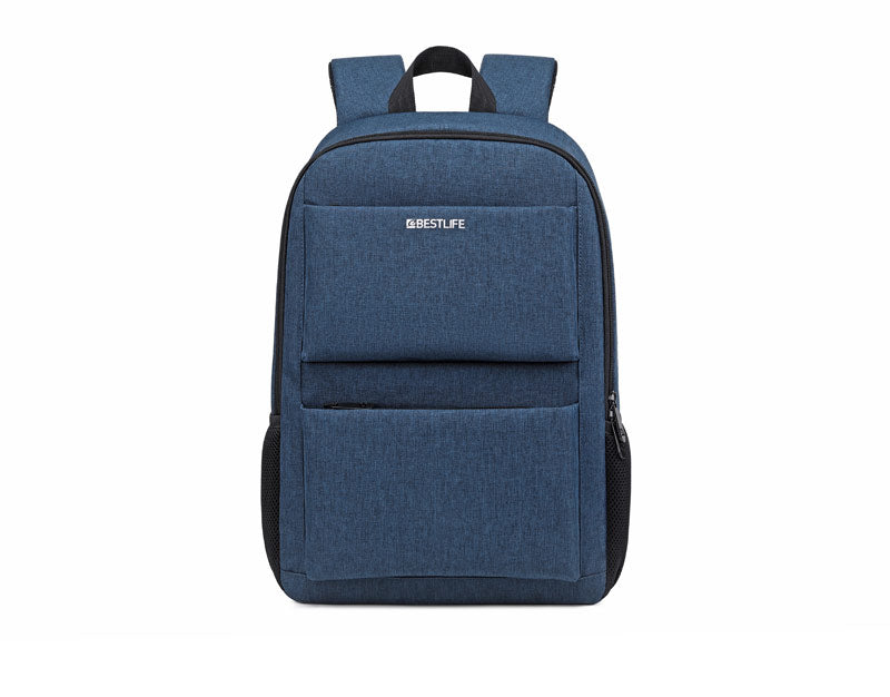 BESTLIFE Vega Backpack – 14.1" Laptop, Water-Repellent, Ergonomic Straps, Breathable Mesh, Front & Side Pockets