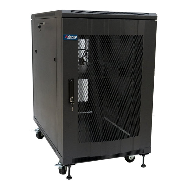 Atlantic 15U Server Rack Cabinet - 60cm Extra Wide - 60cm Deep Enclosu ...