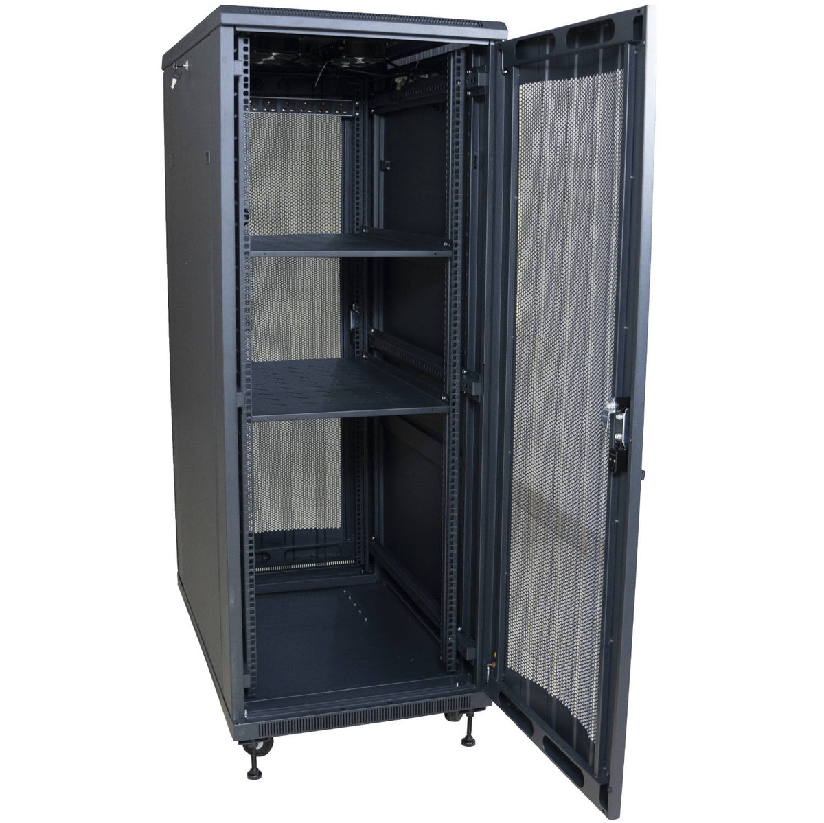 Server Rack Cubby Atlantic Rack Server Cabinet 60cm Extra Wide -100cm Deep Enclosure wit ...