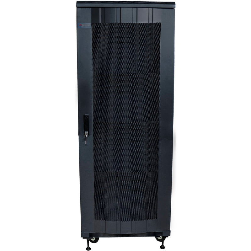 Atlantic Rack Server Cabinet 60cm Extra Wide -100cm Deep Enclosure wit