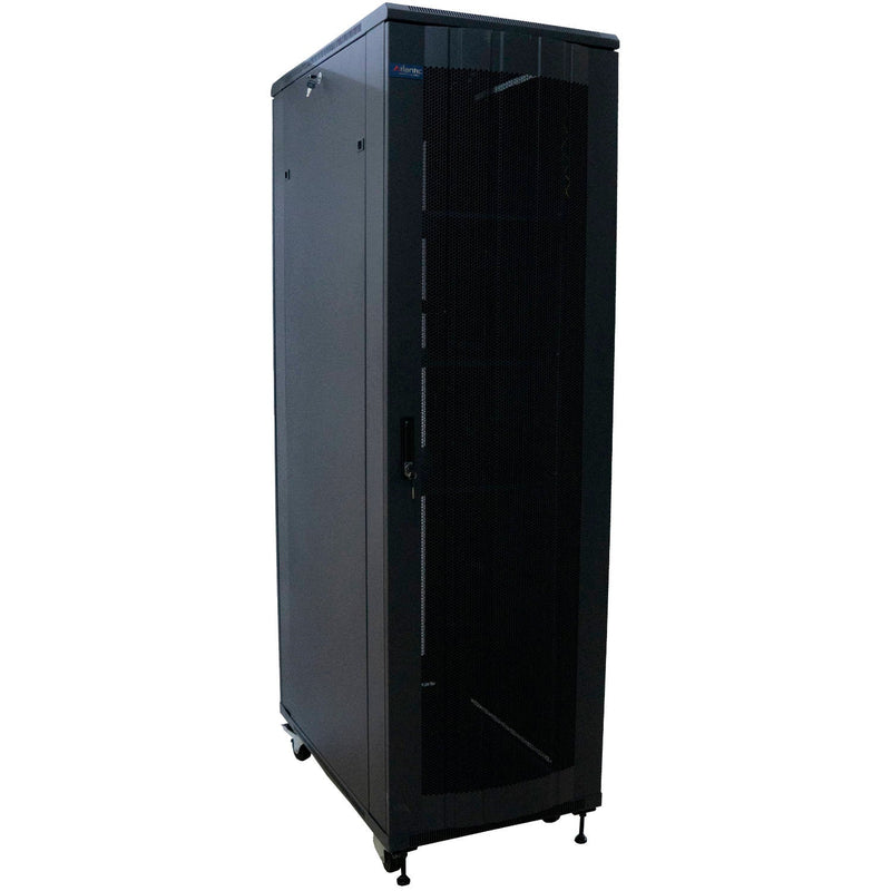 Atlantic Rack Server Cabinet 60cm Extra Wide -100cm Deep Enclosure wit