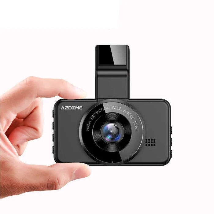 كاميرا داش للسيارة AZDOME M17 Pro مزودة بشبكة WiFi، بدقة 1296P Full HD+، وشاشة 2.45 بوصة، وزاوية واسعة 150°، ورؤية ليلية بتقنية WDR، ونظام ADAS، ومستشعر G، ووضع ركن بالتقاط متتابع، ومكثف فائق، ودعم بطاقات بسعة 128GB