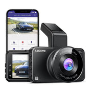 كاميرا داش للسيارة AZDOME M17 Pro مزودة بشبكة WiFi، بدقة 1296P Full HD+، وشاشة 2.45 بوصة، وزاوية واسعة 150°، ورؤية ليلية بتقنية WDR، ونظام ADAS، ومستشعر G، ووضع ركن بالتقاط متتابع، ومكثف فائق، ودعم بطاقات بسعة 128GB