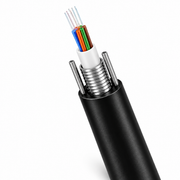 Atlantic GYXTW Outdoor Fiber Optic Cable 6 Core 1KM – Single Mode G.652/G.652D – Steel Reinforced, Water-Blocking, Black PE Jacket – AT-06C-GYXTW-AC