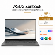 ASUS Zenbook A14  UX3407QA - 14" WUXGA OLED  - Snapdragon X X1 26 - 16GB RAM - 512GB SSD - Shared - WIN 11 PRO K (Microsoft Office 365 — One-Year Gift)