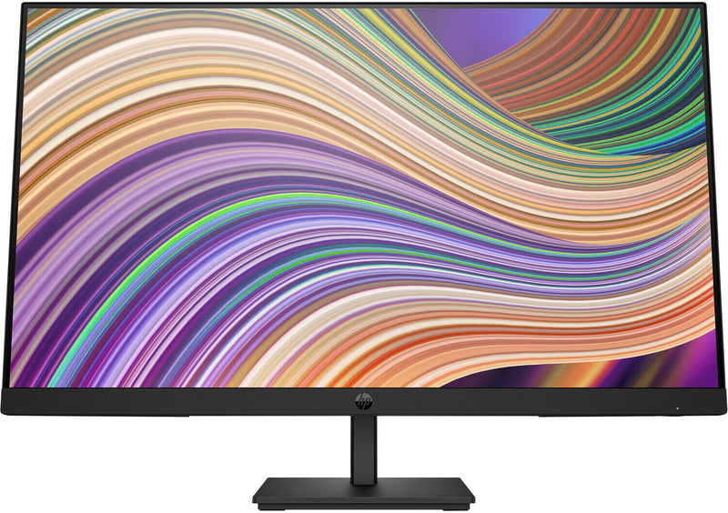 HP P27 G5 Monitor, 27" FHD IPS Display, 75Hz Refresh Rate, 5ms (GtG with Overdrive) Response Time, On-Screen Controls, 3-Sided Borderless, Adjustable Height & Tilt, Black