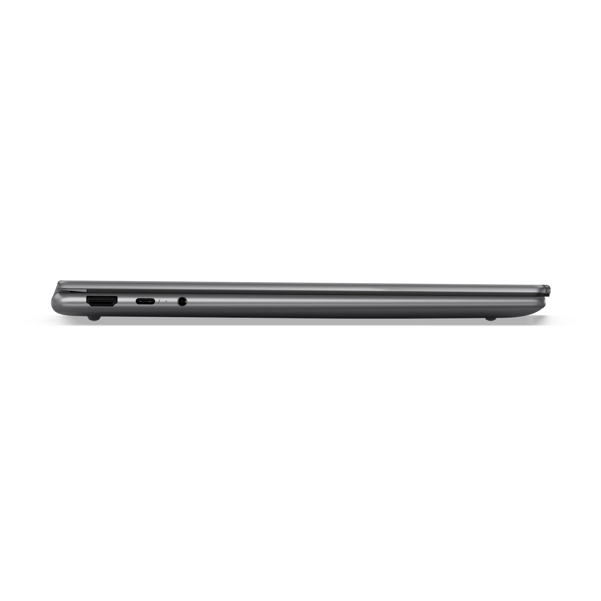 كمبيوتر محمول Lenovo Yoga 7 2-in-1 14ILL10 83JQ00B3PS - شاشة لمس OLED 60Hz مقاس 14 بوصة - معالج Intel Core Ultra 7 256V - ذاكرة وصول عشوائي (RAM) سعة 16 جيجابايت - قرص SSD سعة 512 جيجابايت - نظام تشغيل مشترك - نظام تشغيل Windows 11 PRO K