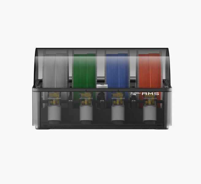 Bambu Lab Automatic Material System (AMS) – Multi-Material Filament Feeder for 3D Printers, Smart Auto-Switching, Humidity-Controlled Storage, Compatible with Bambu X1, P1 Series