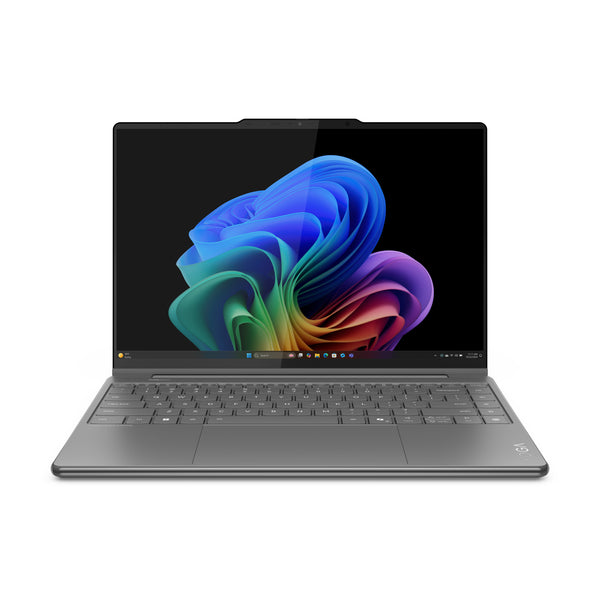 كمبيوتر محمول لينوفو يوجا 9 2 في 1 14ILL10 بشاشة OLED تعمل باللمس مقاس 14 بوصة - معالج Core Ultra 7 258V - ذاكرة وصول عشوائي (RAM) سعة 32 جيجابايت - قرص SSD سعة 1 تيرابايت - نظام تشغيل مشترك - نظام ويندوز برو كيه