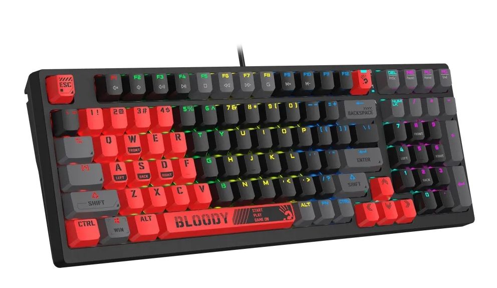 Bloody S98 RGB Mechanical Switch Gaming Keyboard BLMS Red Switch