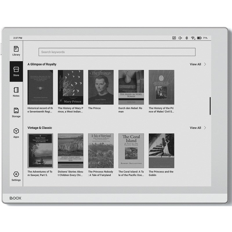 BOOX Go 10.3 Gen II Lumi – 10.3” E Ink Tablet with Adjustable Front Light, High-Resolution Display, Note-Taking & Reading Device, Eye-Friendly Paper-Like Screen for Day & Night Use