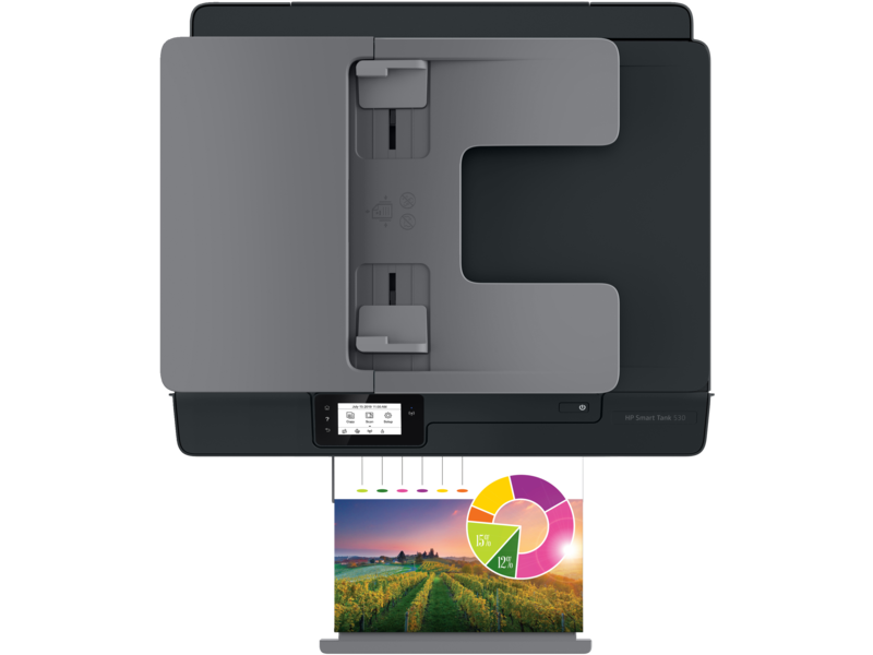 Hp Smart Tank 530 Wireless Printer, Print, Scan, Copy, Adf, All In One