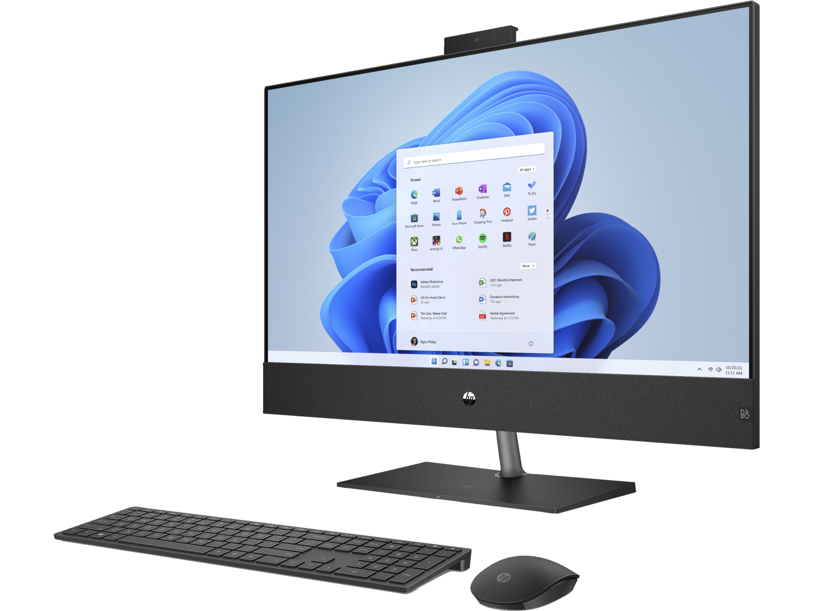 HP Pavilion 32-b1025nh 31.5" AIO - Core i7-13700T - 16 جيجابايت رام - 1 تيرابايت SSD - مشترك - Win 10 Pro K (أسود)