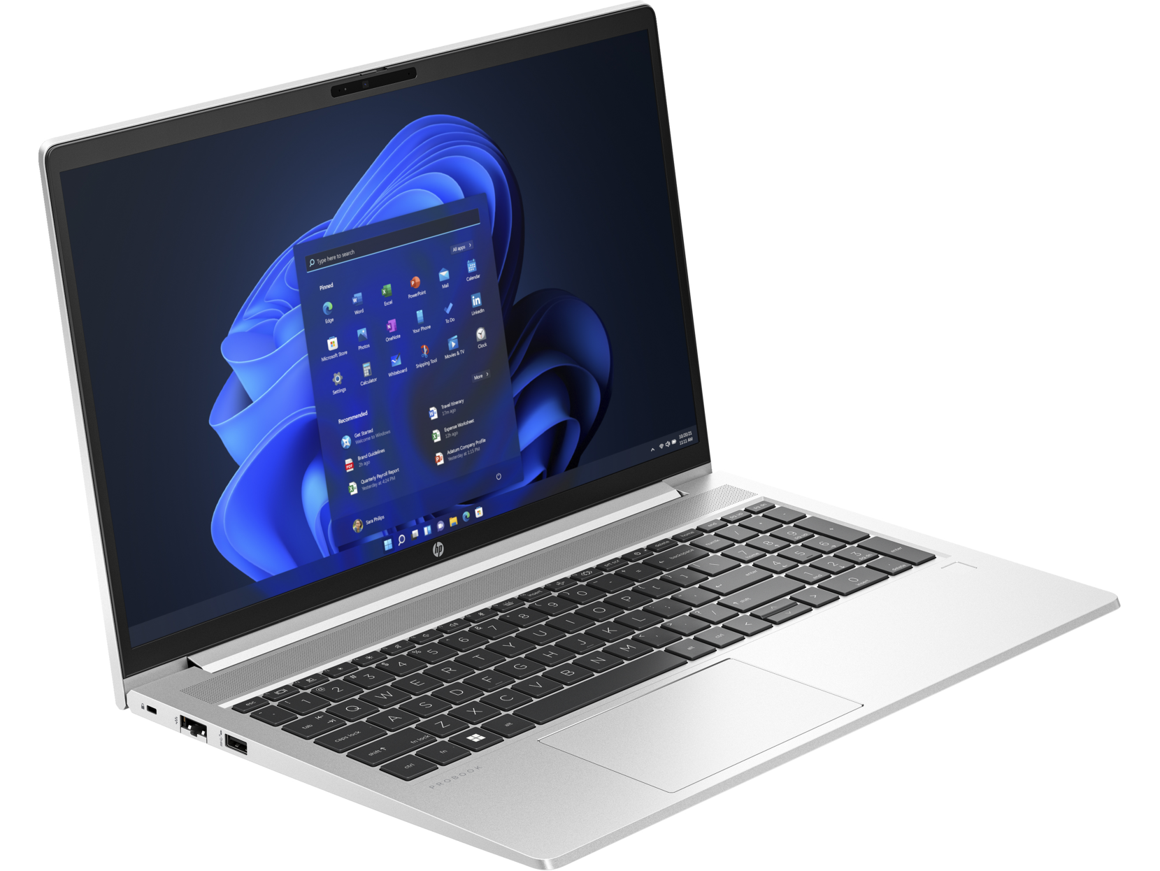 HP ProBook 450 G10 15.6" Laptop - Core i5-1334U - 16GB RAM - 512GB SSD - Shared - WIN PRO K (Asteroid Silver)