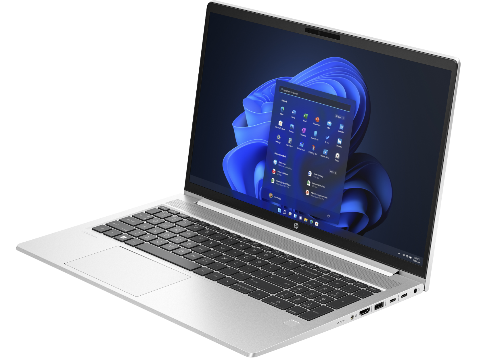 لابتوب HP ProBook 450 G10 بشاشة 15.6 بوصة - معالج Core i7-1355U - ذاكرة وصول عشوائي (RAM) سعة 16 جيجابايت - قرص SSD سعة 512 جيجابايت - نظام تشغيل Windows 10 Pro K (فضي)