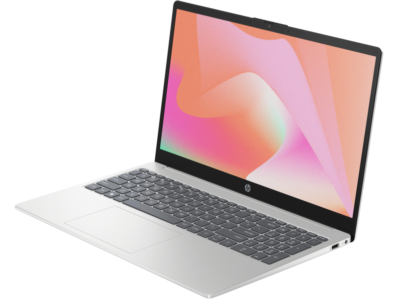 كمبيوتر محمول HP 15-fd0053ne بشاشة ١٥٫٦ بوصة FHD - معالج Core i5-1334U - ذاكرة RAM ٨ جيجابايت - قرص SSD بسعة ٥١٢ جيجابايت - بطاقة MX570 بسعة ٢ جيجابايت - نظام WIN PRO K (فضي طبيعي)