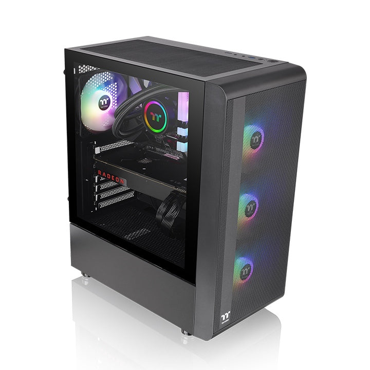 Thermaltake S200 TG ARGB ATX Tempered Glass Mid Tower Gaming Computer Chassis