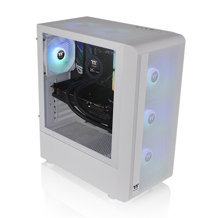 Thermaltake S200 TG ARGB ATX Tempered Glass Mid Tower Gaming Computer Chassis