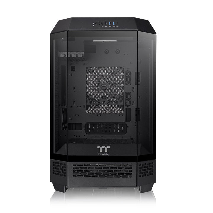 Thermaltake Tower 300 Micro-ATX Case; 2x140mm CT Fan Included; Support Up to 420mm Radiator; Optional Chassis Stand Kit Allows Horizontal Display