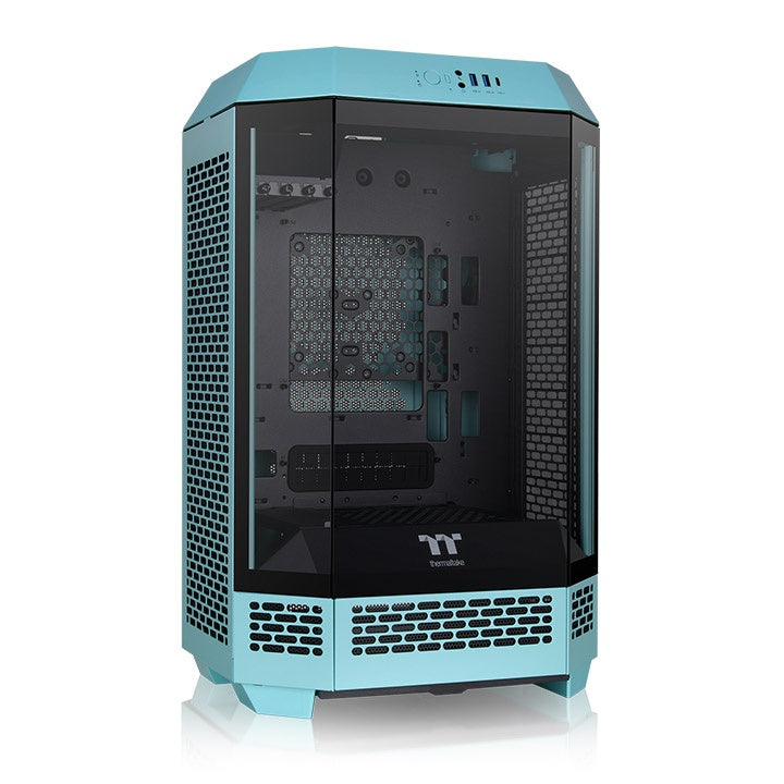 Thermaltake Tower 300 Micro-ATX Case; 2x140mm CT Fan Included; Support Up to 420mm Radiator; Optional Chassis Stand Kit Allows Horizontal Display