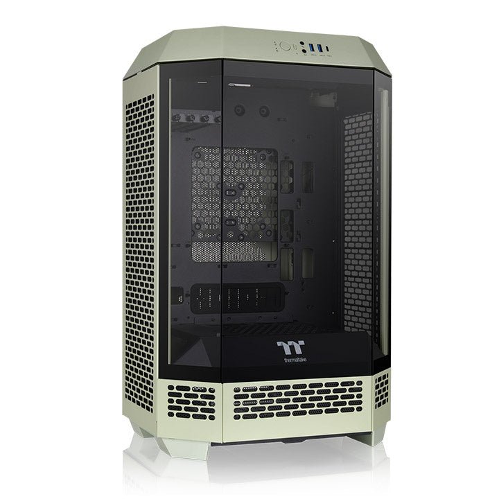 Thermaltake Tower 300 Micro-ATX Case; 2x140mm CT Fan Included; Support Up to 420mm Radiator; Optional Chassis Stand Kit Allows Horizontal Display