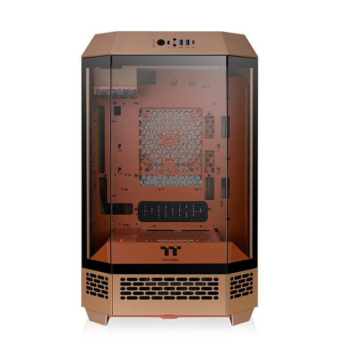 Thermaltake Tower 300 Micro-ATX Case; 2x140mm CT Fan Included; Support Up to 420mm Radiator; Optional Chassis Stand Kit Allows Horizontal Display